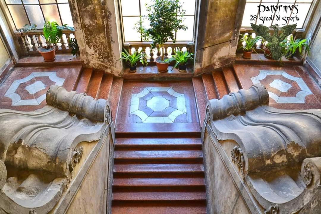 פלרמו Palazzo Cuto Central Flat מראה חיצוני תמונה